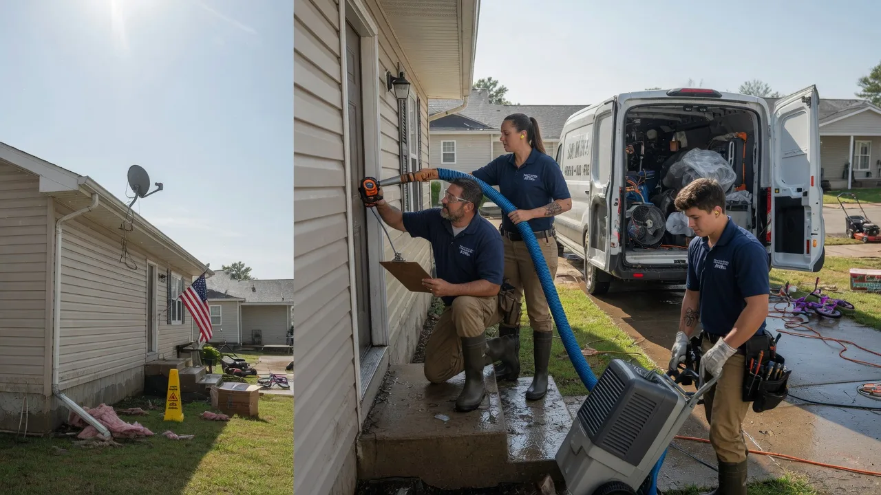 Ceiling Water Damage Restoration in Section, AL near me